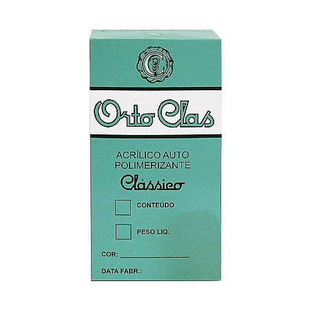 Resina Acrilica Orto Clas C/80gr - Clássico
