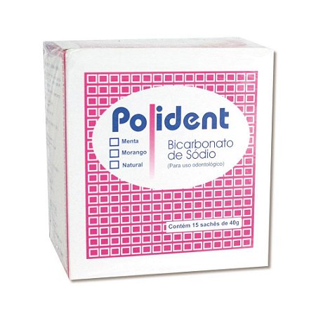 Bicarbonato de Sódio Polident C/15 saches - Polidental