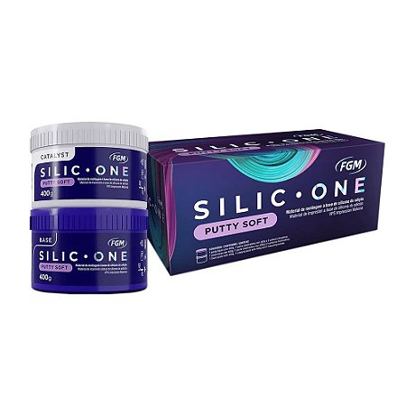 Silicone Adição Denso 2x400gr Soft Silic-One FGM