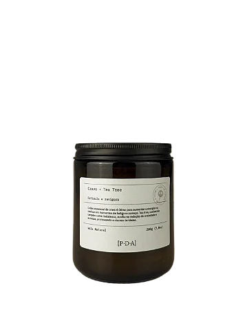 Vela Natural | Cravo + Tea Tree | 200g