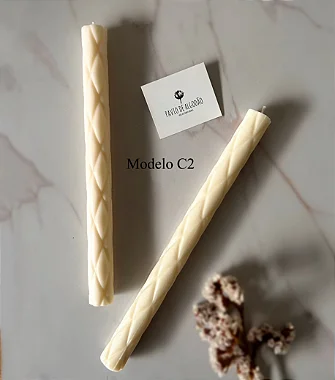Vela Natural | Castiçal | Modelo C2