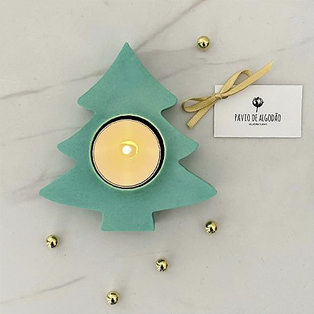 Kit | Natal | Porta-velas rechaud | Resina premium Jesmonite