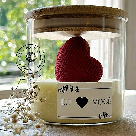 VELA NATURAL | Dois corações