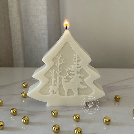 Vela Natural | Enfeite de natal | #3