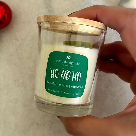 Vela Natural | Especial de Natal | Canela + Mirra + Cipreste