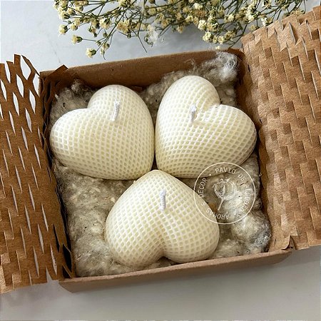 Kit presente | Trio coração rendado