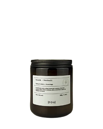 Vela Natural | Lavanda + Patchouli | 200g