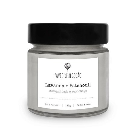 Vela Natural | Lavanda + Patchouli | 190g