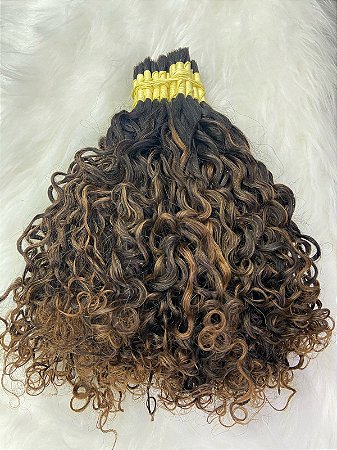 Cabelo Natural Cacho Caipira Iluminada 45cm - 50g