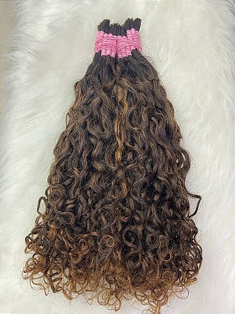 Cabelo Natural Cacho Caipira Iluminada  55cm - 50g