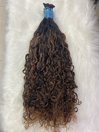 Cabelo Natural Cacho Caipira Iluminada 65cm - 50g