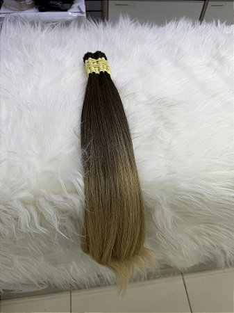 Cabelo Brasileiro Moreno Iluminada 45cm 50gramas