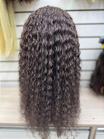 Peruca Wig Cabelo Indiano Cacho 2 permanente 75cm 182g