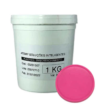 Plastisol Para Emborrachamento ROSA
