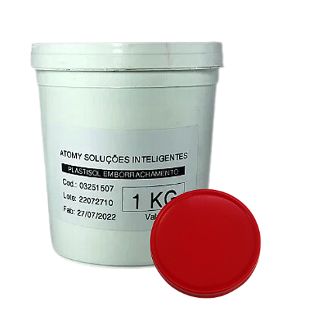 Plastisol Para Emborrachamento VERMELHO