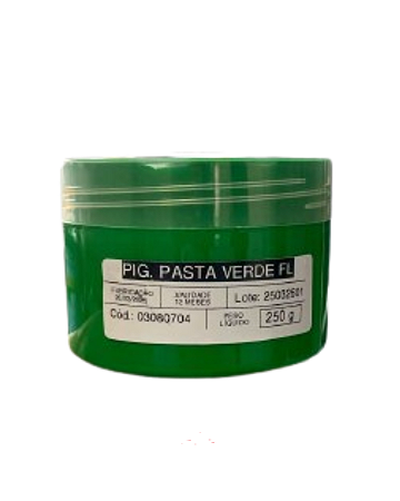 Pigmento em Pasta Verde FLUOR 250g