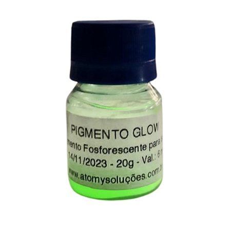 Pigmento Glow Fosforescente Para Plastisol