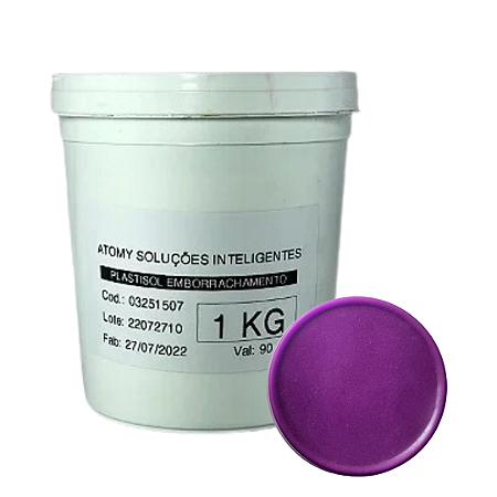 Plastisol Para Emborrachamento Violeta Flúor