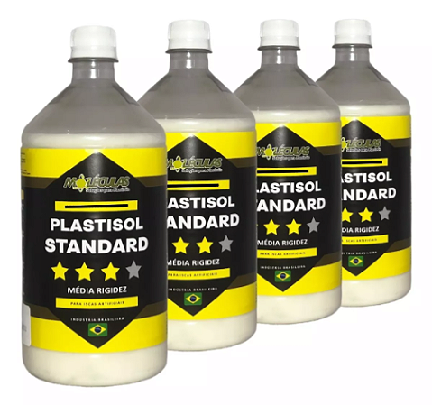 Plastisol Standard 1 Kg - 4 unidades