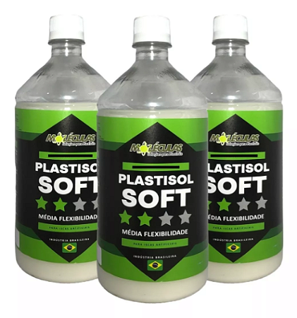 Plastisol Soft 1 Kg - 3 unidades