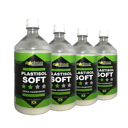 Plastisol Soft 1 Kg - 4 unidades