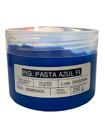 Pigmento em Pasta Azul FLUOR 250g