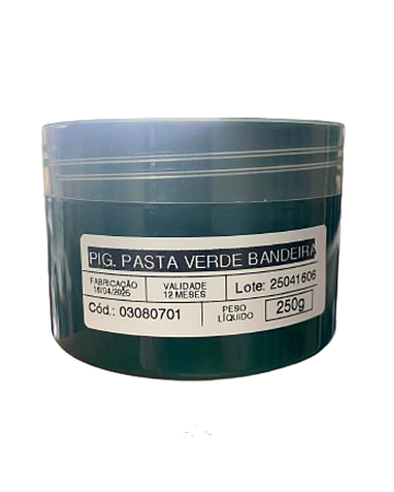 Pigmento em Pasta Verde Bandeira 250g