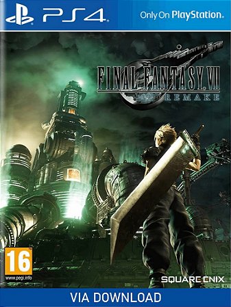 Jogo Final Fantasy VII Remake PS4 no Paraguai - Atacado Games - Paraguay