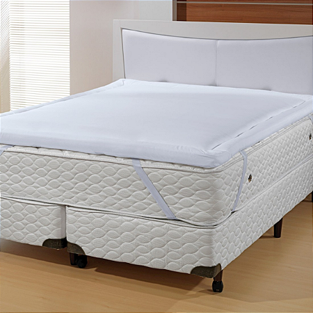 Pillow Top Altenburg Lit Blanc King - 100% Algodão 180 Fios 193x203cm Branco