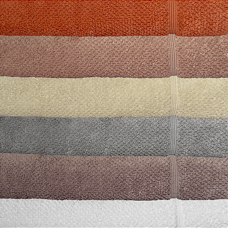 Toalha Rosto Dohler 100% Algodão Egípcio - Felpudo Jacquard 50x90cm Kairo
