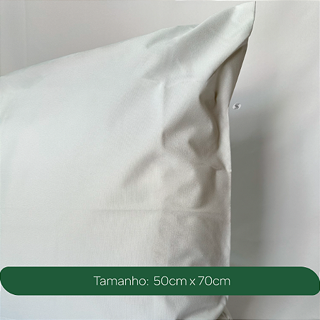 Capa Protetora De Travesseiro Impermeável Com Zíper 50x70cm Jolitex Branca