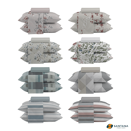 Jogo De Cama Super Cotton Queen 04 Peças 100% Algodão Camesa