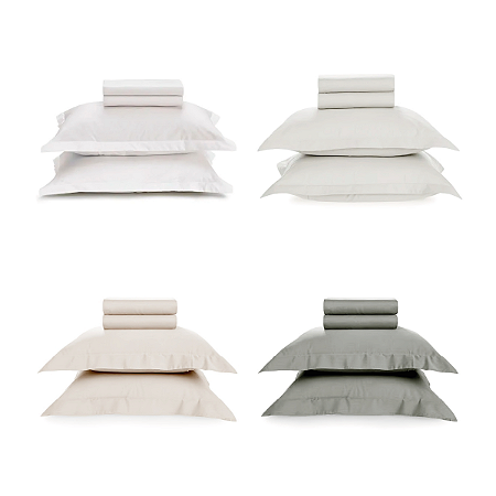 Jogo De Cama Solteiro Nogueira Percal 200 Fios - 88x188x30cm
