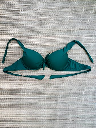 Parte de Cima do biquini, Tamanho G, Poliamida com Bojo de Sustentação cor Única