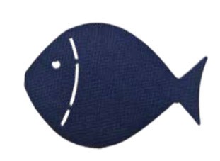 Porta Copos Pesce Azul Navy Kit c/ 6