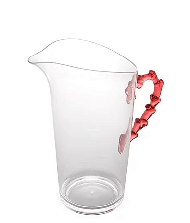 Jarra Acrílico Coral Vermelho 2,4 L