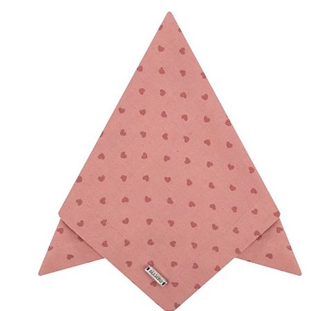 Guardanapo Linho Estampado Little Love Blush