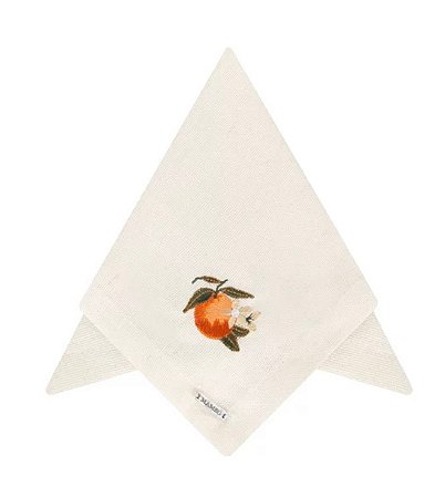 Guardanapo Linhão Off White Laranja