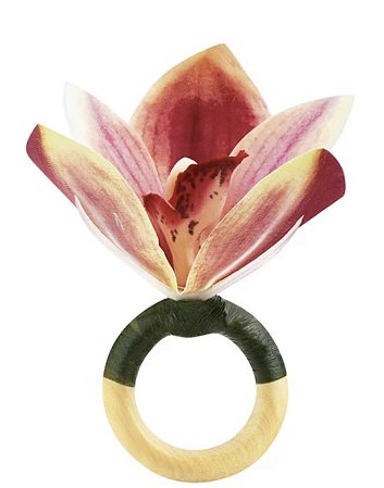 Porta Guardanapo Orquídea Cimbídio Mescla