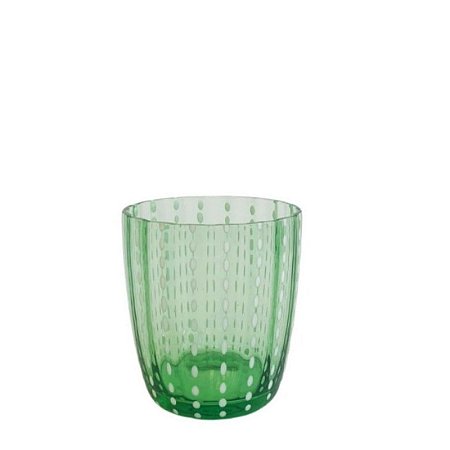 Conj de 6 Copos Baixo Vidro Verde