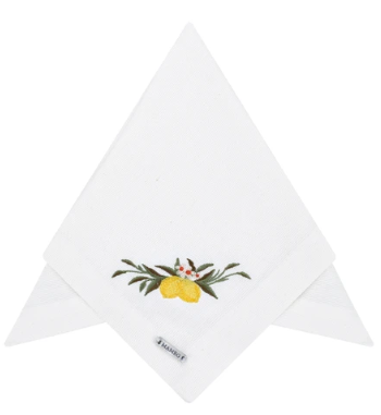 Guardanapo Linhão Bordado Off White Positano