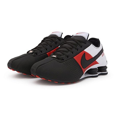 nike shox preto e branco