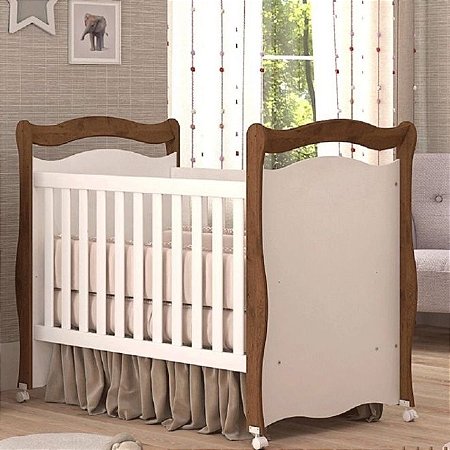 Berço Mini Cama Sonho Savana/Branco - Permóbili