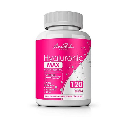 HyaluronicMax - Suplemento Rejuvenescedor, 590 mg, 120 cápsulas