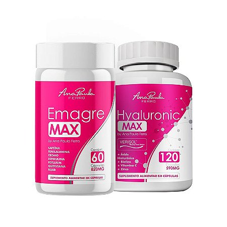 Kit EmagreMax + HyaluronicMax