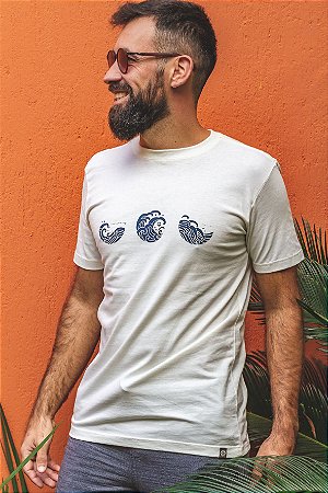 Camiseta - MOON WAVES OFFWHITE