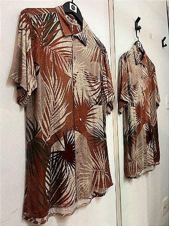 Camisa Estampada  maroon