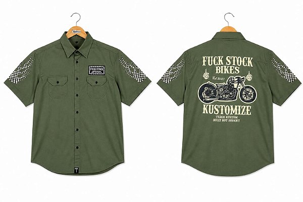 WORK-SHIRT TUAGH - KUSTOMIZE - EDIÇÃO LIMITADA