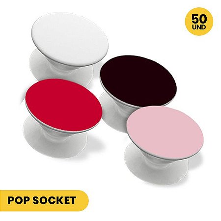 Atacado Suporte para Celular-Tablet Pop Socket na Cor Branca ou Preta -  Kapicases :: Capinha de Celular no Atacado e Acessórios