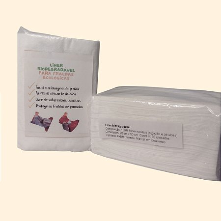 Forrinho Biodegradável (Liner) 50 unidades